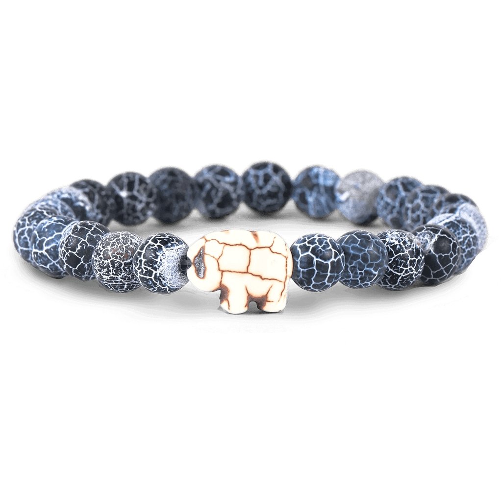 Fahlo  The Expedition Bracelet in River Blue-Elephant-Tracking Bracelet