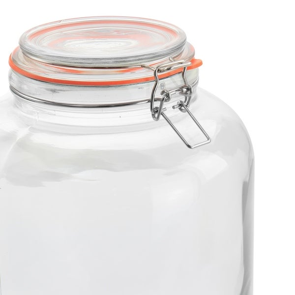 22.4 Cup Glass Jar With Lid