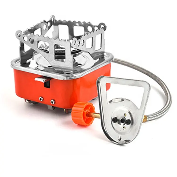 Camping Hiking Portable Stainless Steel Butane Gas Stove for Outdoor Cooking camping wood heater