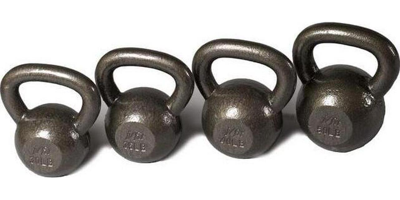 JFIT， 40lb Cast Iron Kettlebell， Single