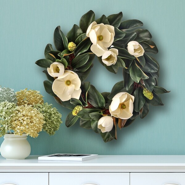 Veranda Magnolia Wreath 24