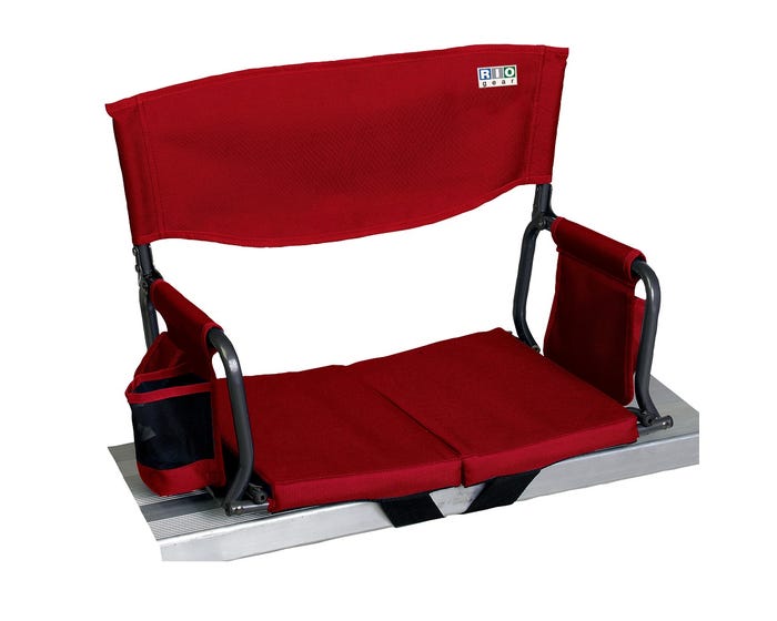 RIO Gear Bleacher Boss Compact Stadium Seat - Red 10118-1