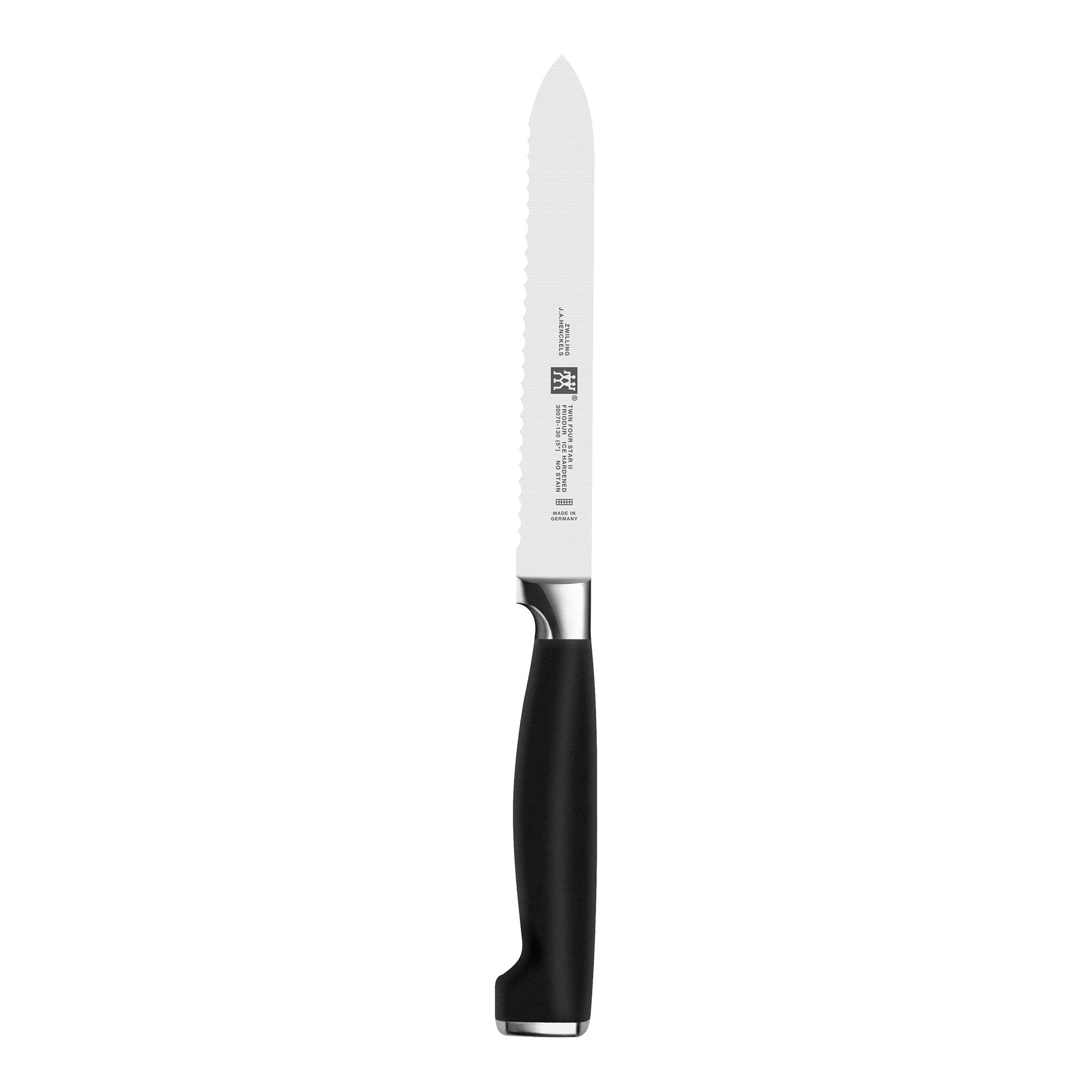 ZWILLING TWIN Four Star II 5-inch Serrated Utility Knife