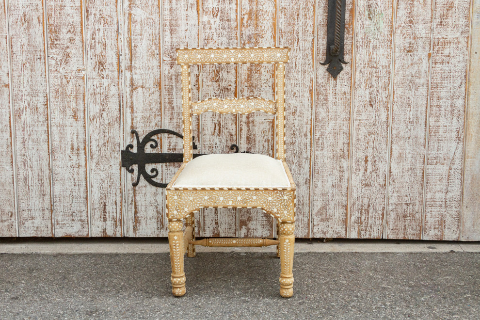 British Colonial Inlaid Chair   Mediterranean   Dining Chairs   by De cor  Houzz