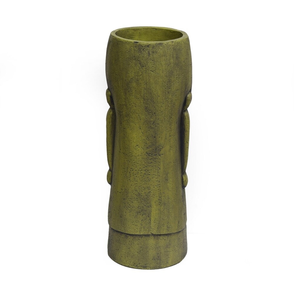 Glacier Outdoor Easter Island Tiki Urn by Christopher Knight Home