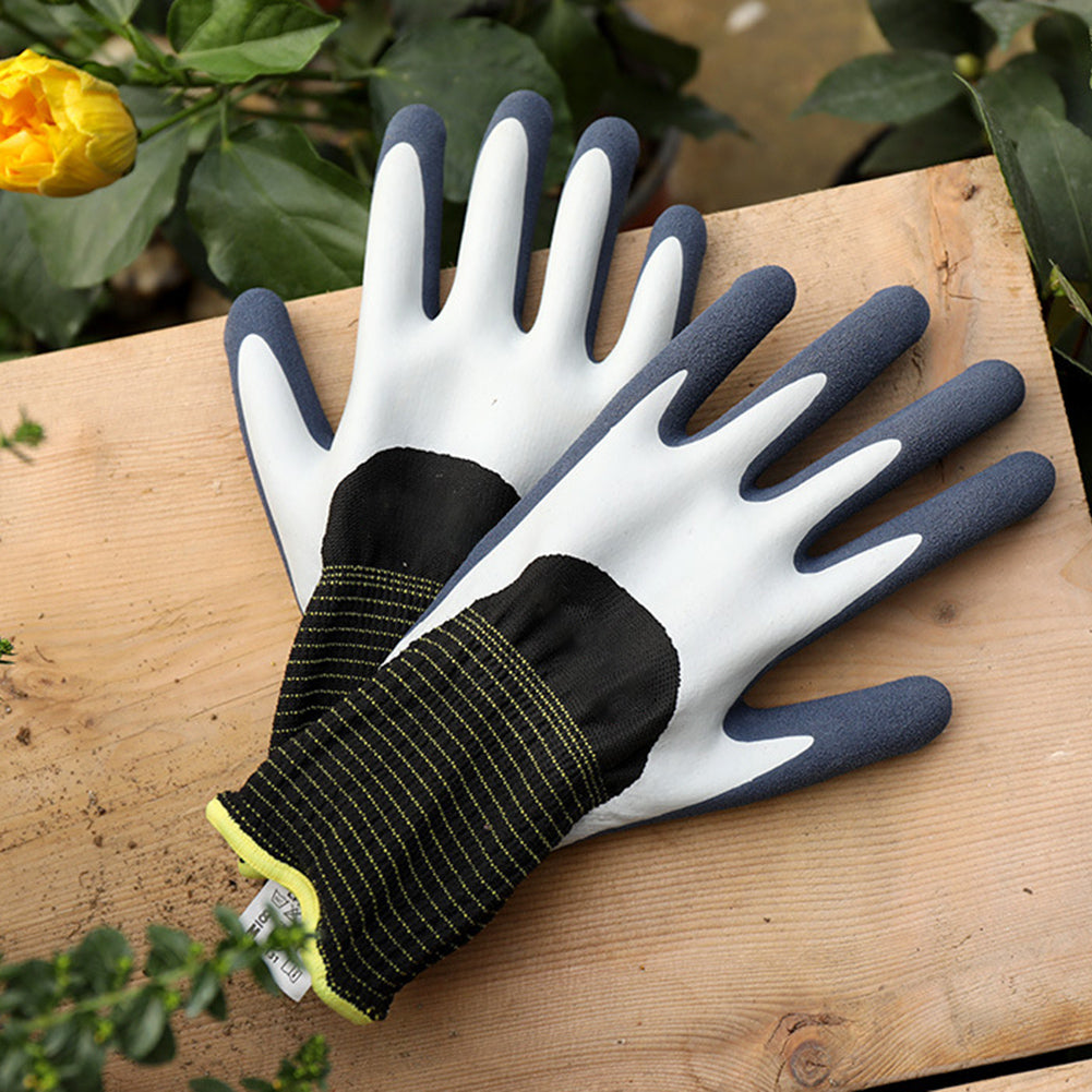 Bluelans 1Pair Breathable Non-slip Waterproof Gardening Pruning Gloves Protective Cover