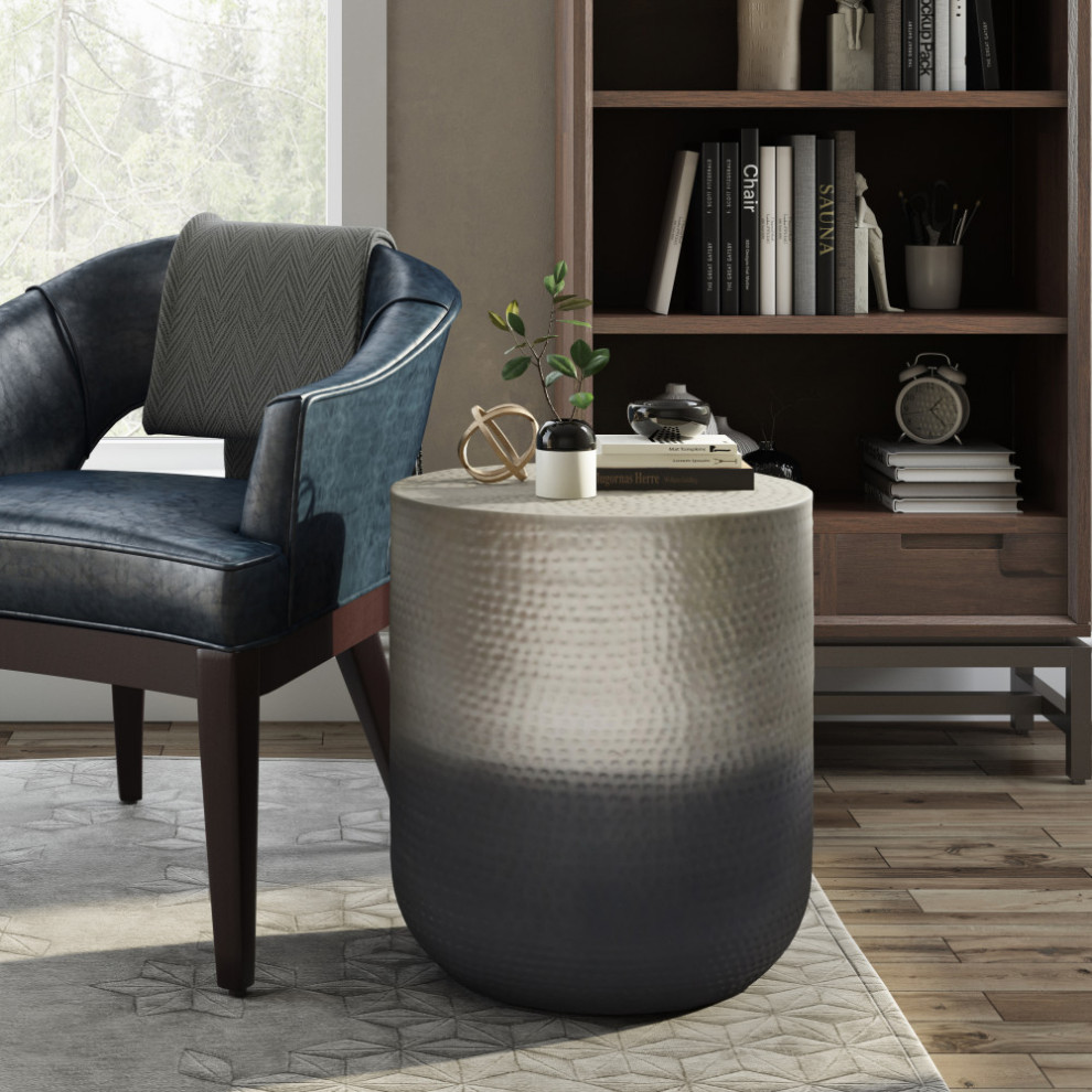 Nova Metal Side Table   Contemporary   Side Tables And End Tables   by Simpli Home Ltd.  Houzz