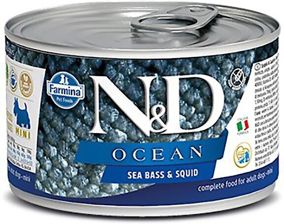 Farmina Natural and Delicious Ocean Seabass and Squid Canned Dog Food