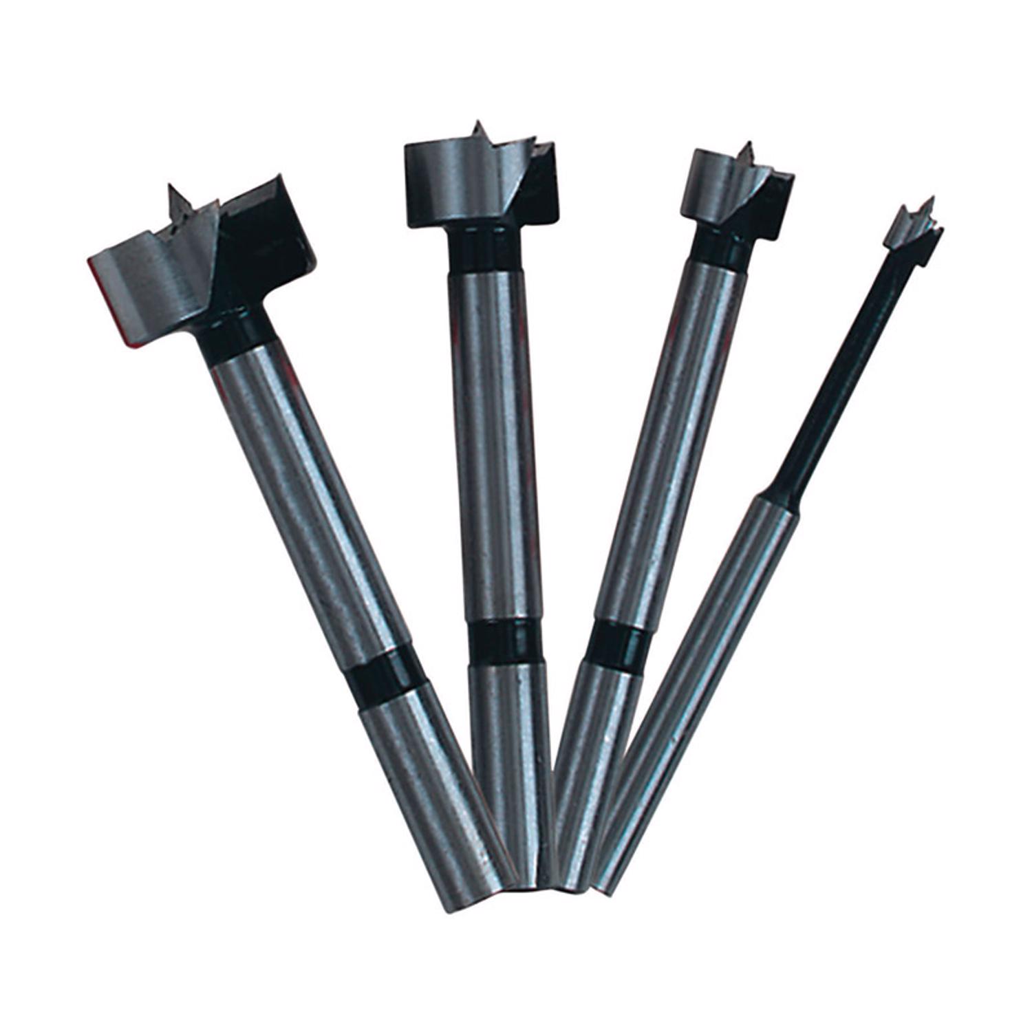 Diablo 1/4 - 1 in. X 3-1/2 in. L High Speed Steel Forstner Drill Bit Set 4 pc