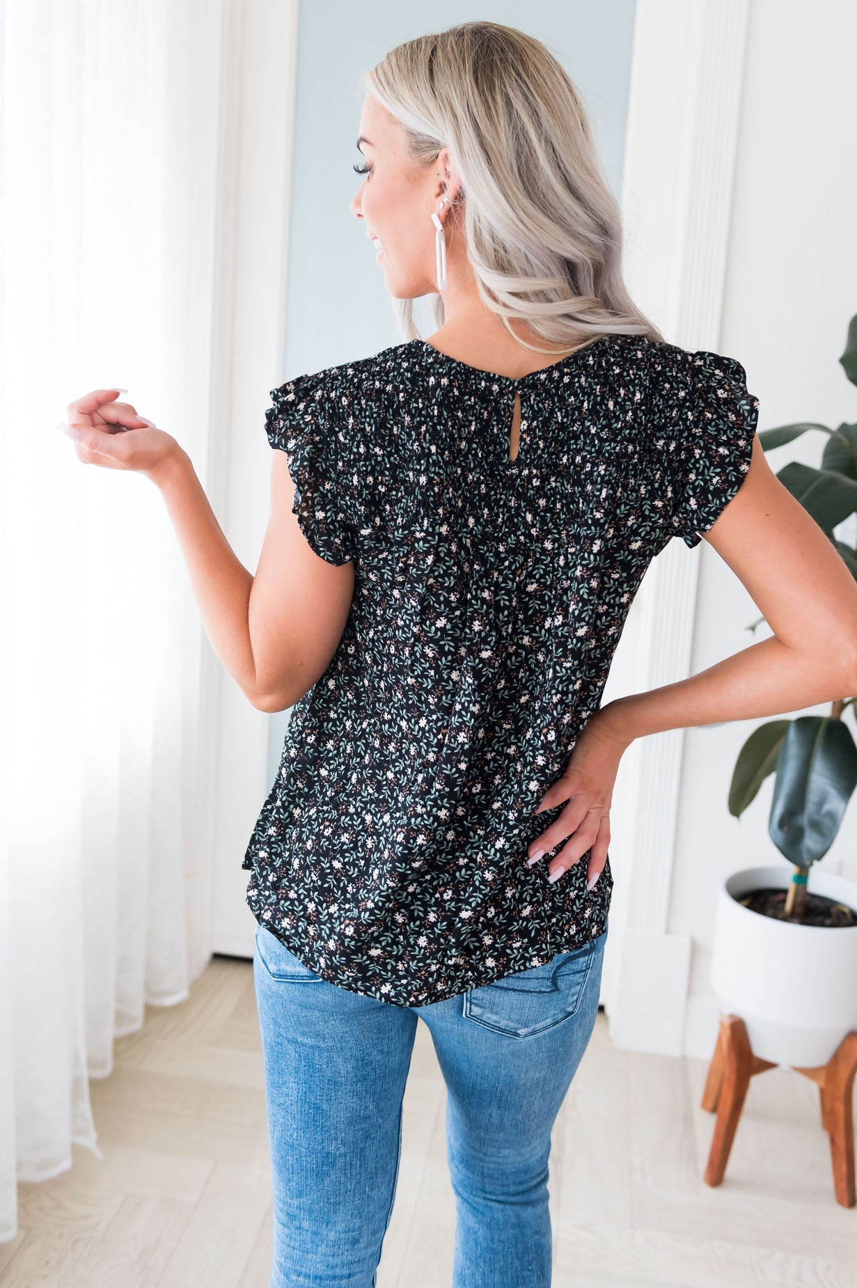 Floral Obsession Modest Top