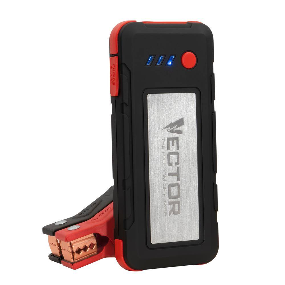 VECTOR 1200 Peak Amp Jump Starter Dual USB Rechargeable SS6LV