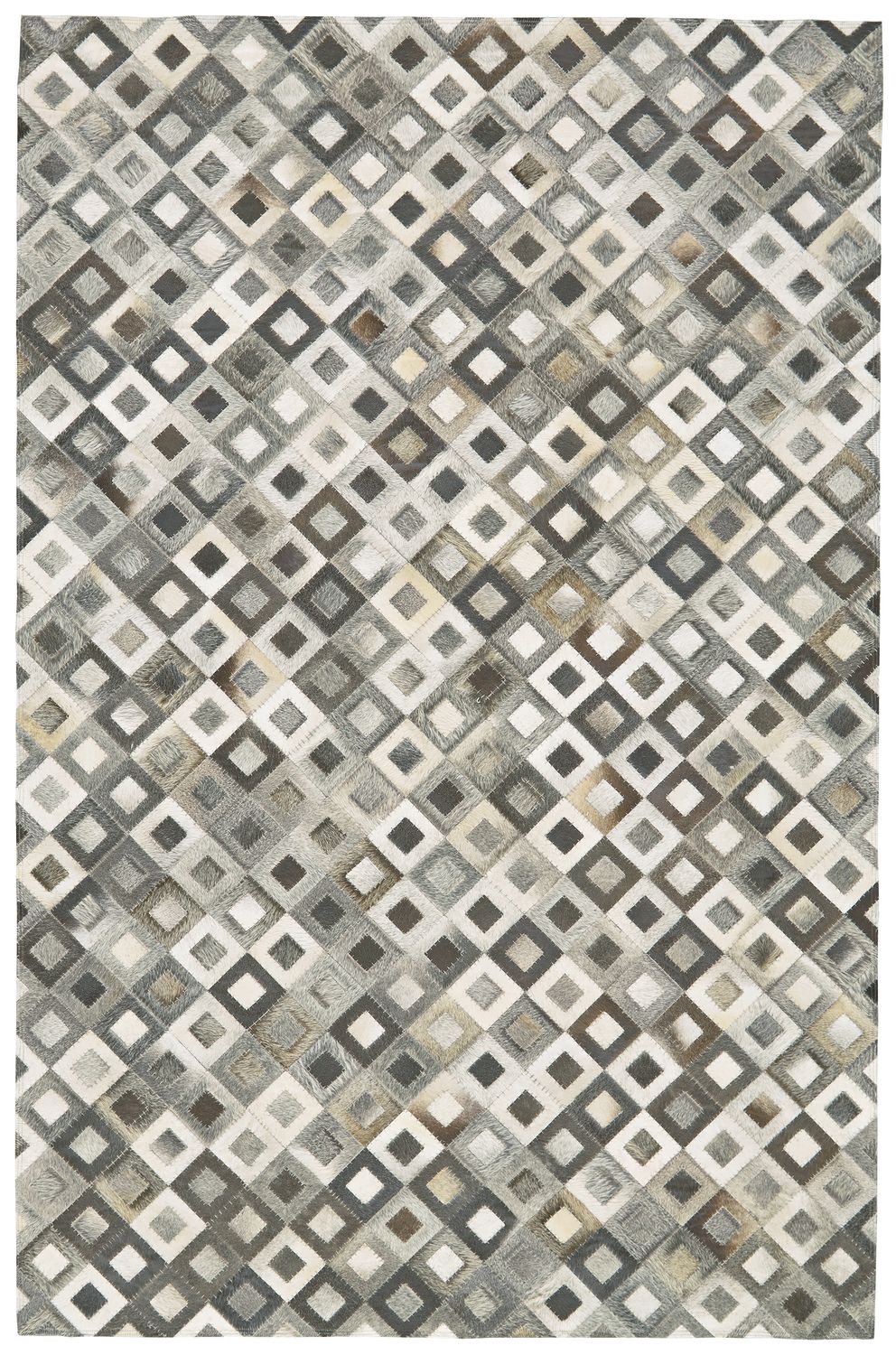 Zenna Gray and Taupe Rug by BD Fine