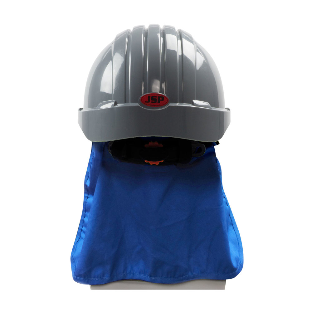 Protective Industrial Products EZ Cool Evaporative Cooling Hard Hat Pad with Neck Shade Blue