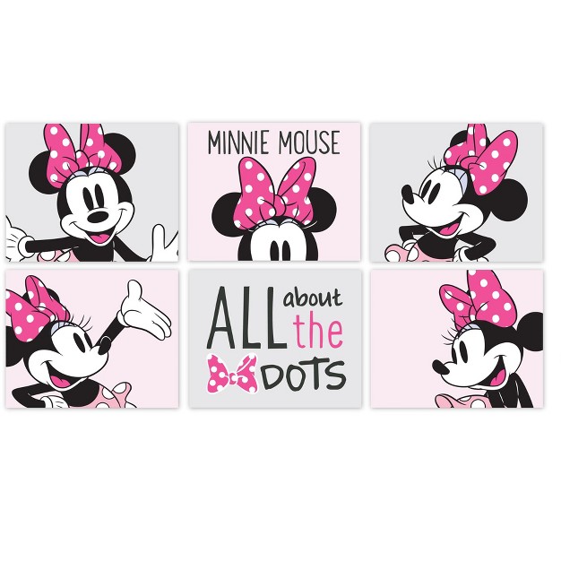 Lambs amp Ivy Disney Baby Minnie Mouse Unframed Nursery child Wall Art