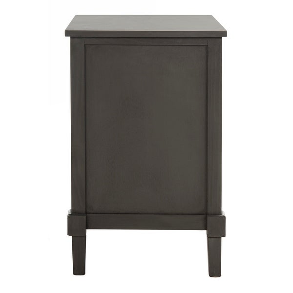 SAFAVIEH Rosaleen Grey Storage Side Table - 16.9