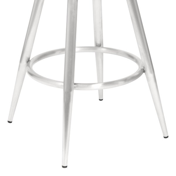 Justin Counter or Bar Stool in Faux Leather and Metal