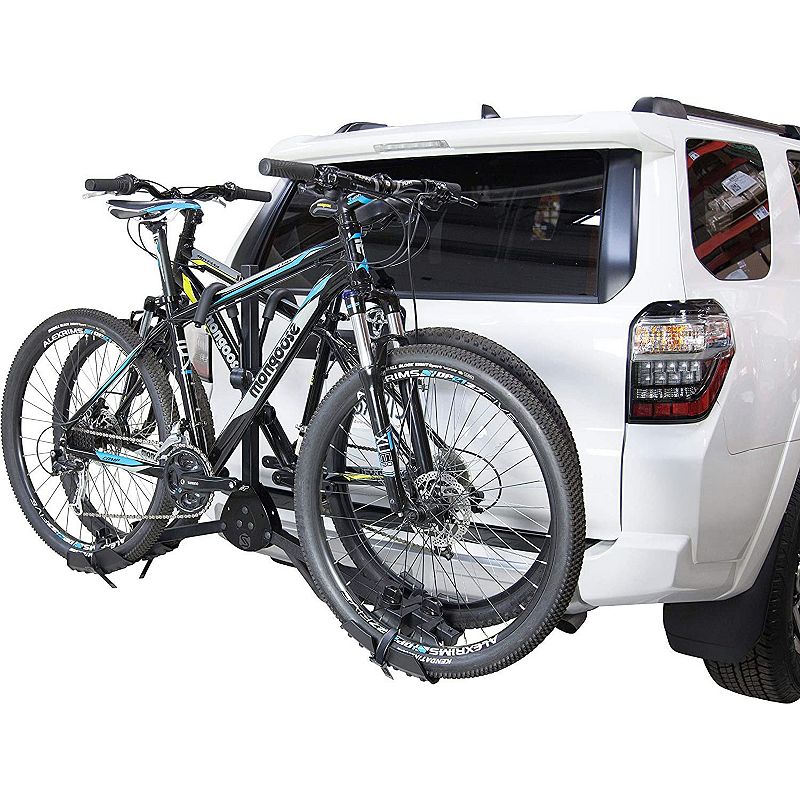 Saris All Star Bike Rack Hitch， Tray Style Hitch Bike Rack， 2-Bikes - Black