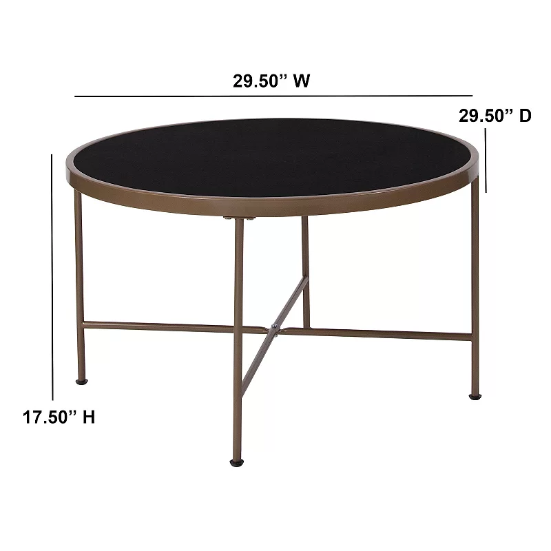 Flash Furniture Chelsea Round Coffee Table