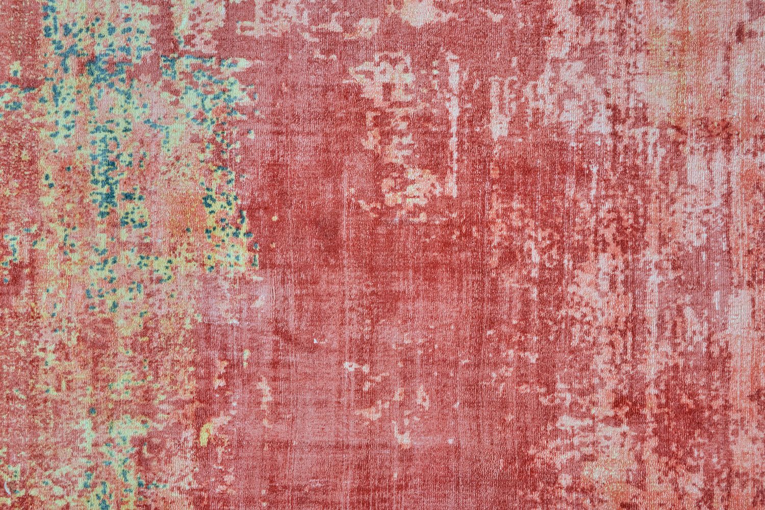 Cashel Hand Woven Red and Pink Rug by BD Fine