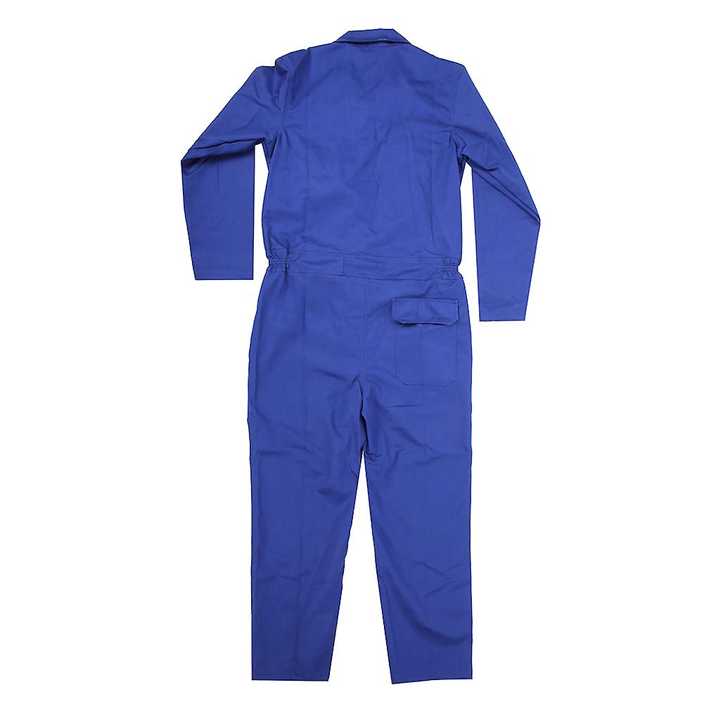 Fireproof Retardant Welding Protective Clothing One-piece Suit Safety Welder Work Protection Bluel