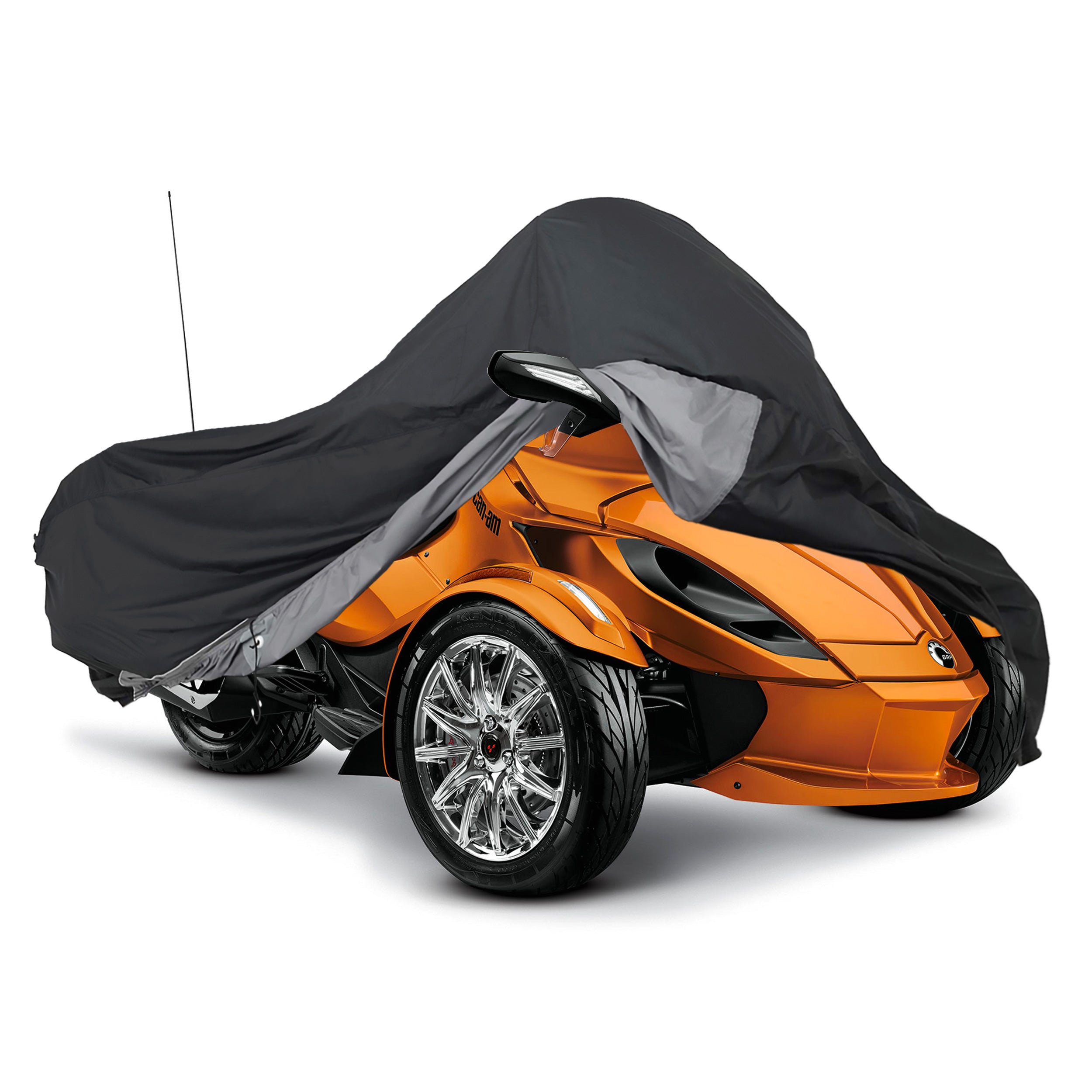 NEH Full Storage Cover Compatible with 2007-2009 Can-Am Spyder GS | Waterproof， Weather Resistant Fabric， Black