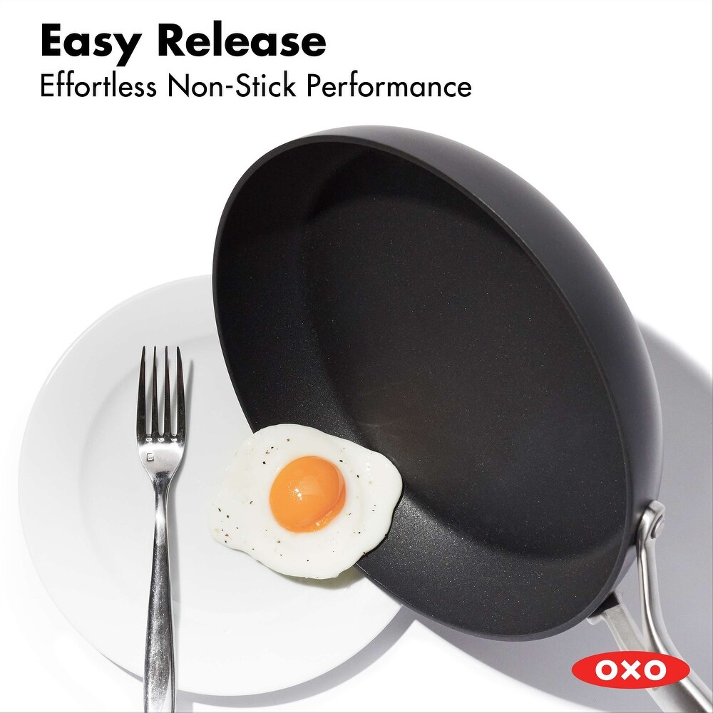 OXO Professional Ceramic Non Stick 5 Piece Cookware Pots and Pans Set