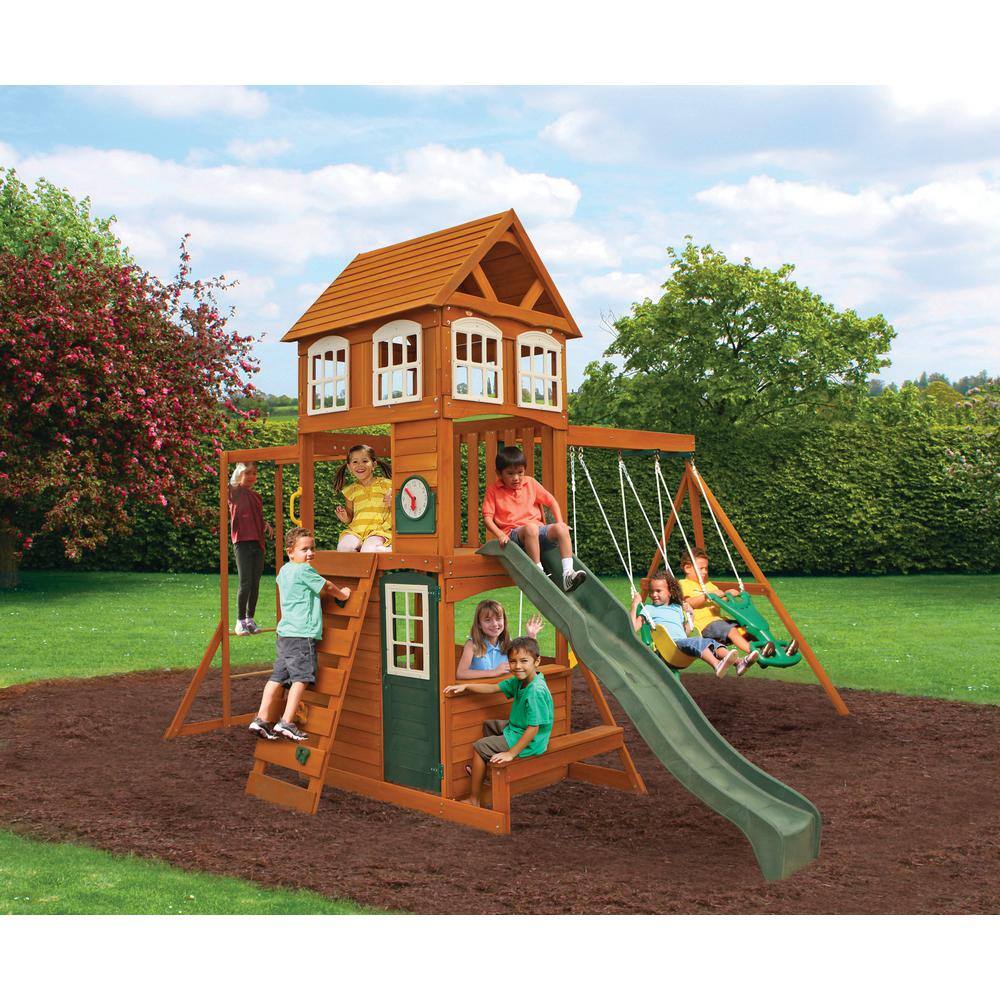 KidKraft Cranbrook Wooden Swing Set F23870