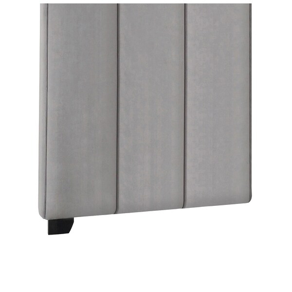 Coaster Furniture Arles Grey Vertical Channeled Tufted Wall Bed Panel - - 32247794