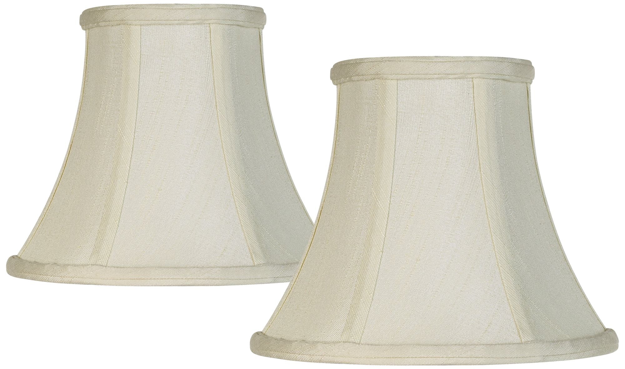 Imperial Shade Set of 2 Bell Lamp Shades Cream Medium 4.5