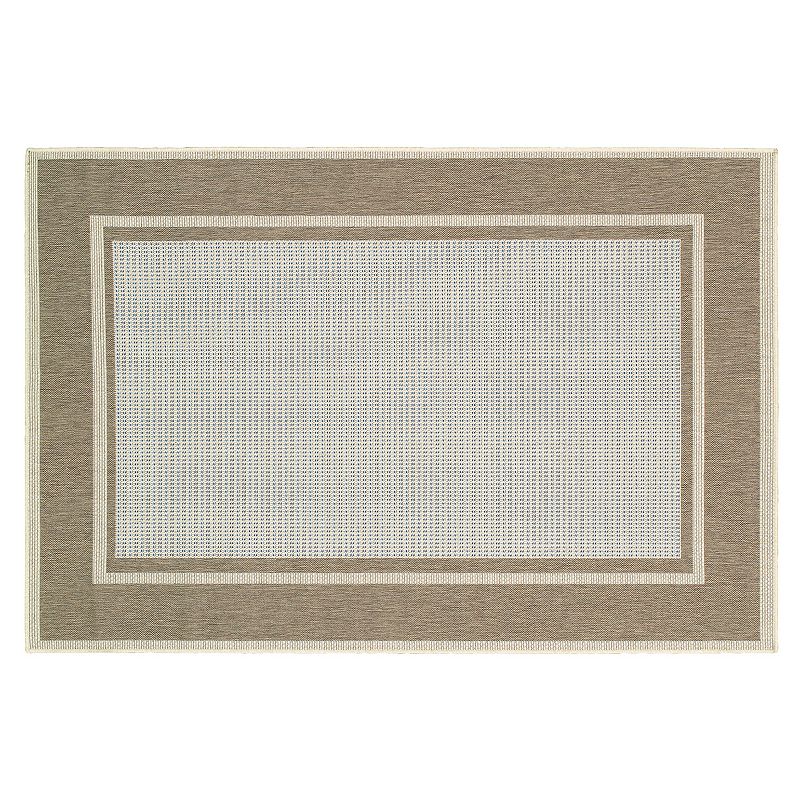 Couristan Monaco Maritime Framed Indoor Outdoor Rug