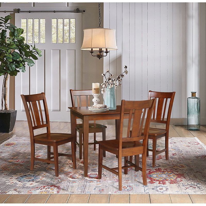 International Concepts San Remo Dining Table and Chair 5-piece Set