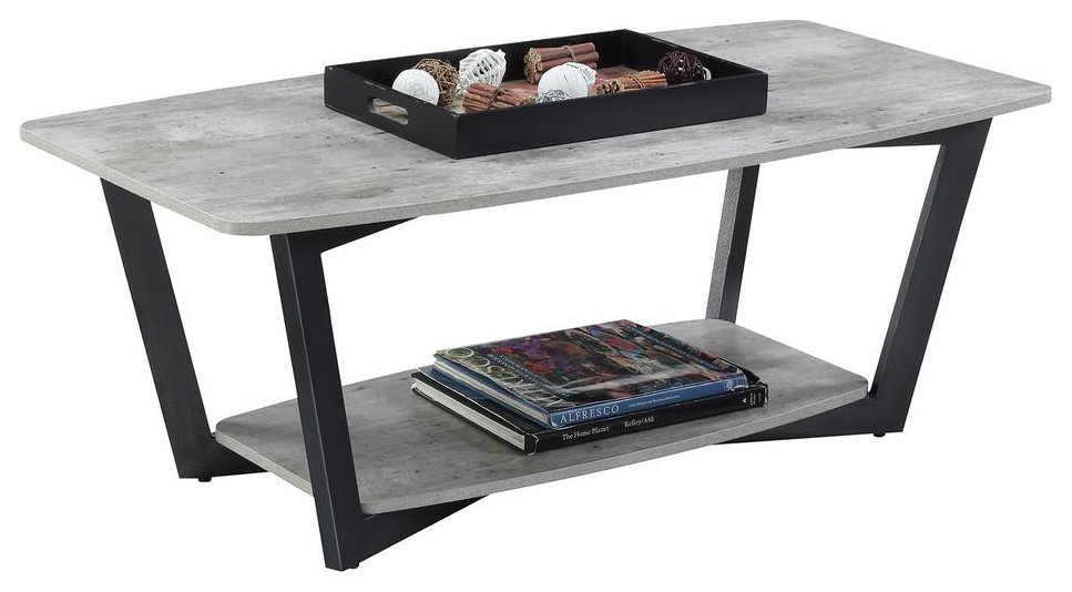 Graystone Coffee Table   Industrial   Coffee Tables   by BisonOffice  Houzz