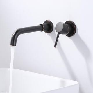 IVIGA Modern Single-Handle Wall Mounted Bathroom Faucet in Oil Rubbed Bronze VBB01RB