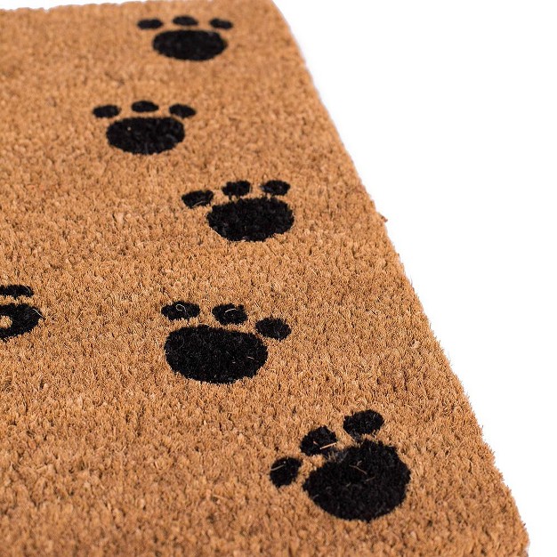 Birdrock Homewipe Your Paws Coir Doormat 18 X 30