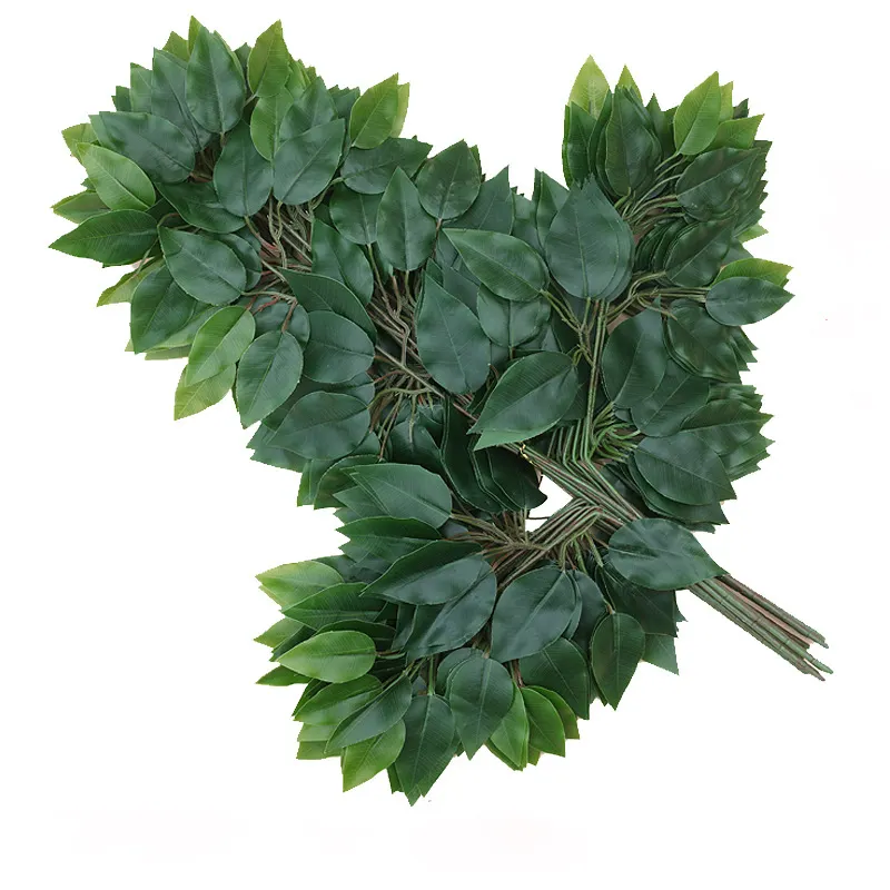 Home decoration factory directly supply artificial simulation banyan branches mix color