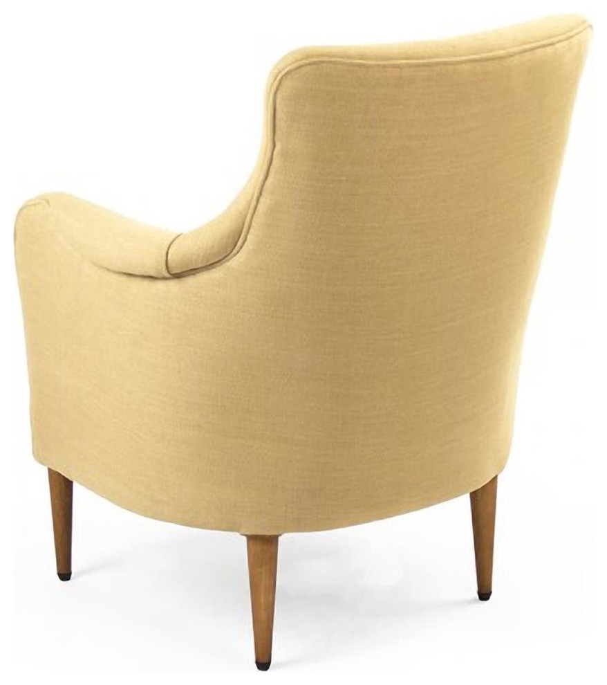 Arm Chair CELIE Ecru   Midcentury   Armchairs And Accent Chairs   by EuroLuxHome  Houzz