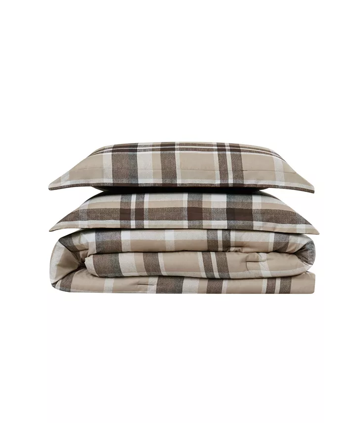 Truly Soft Paulette Plaid Twin XL Duvet Set