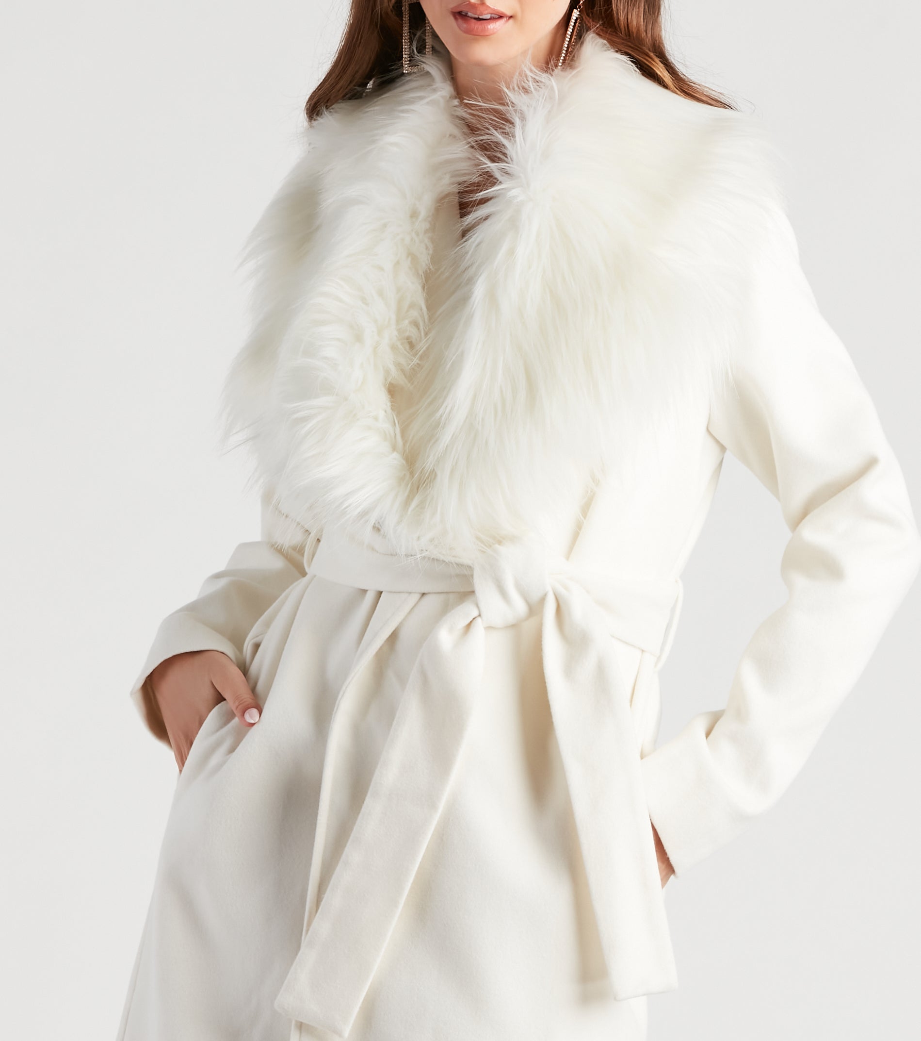 A Formal Affair Faux Fur Jacket