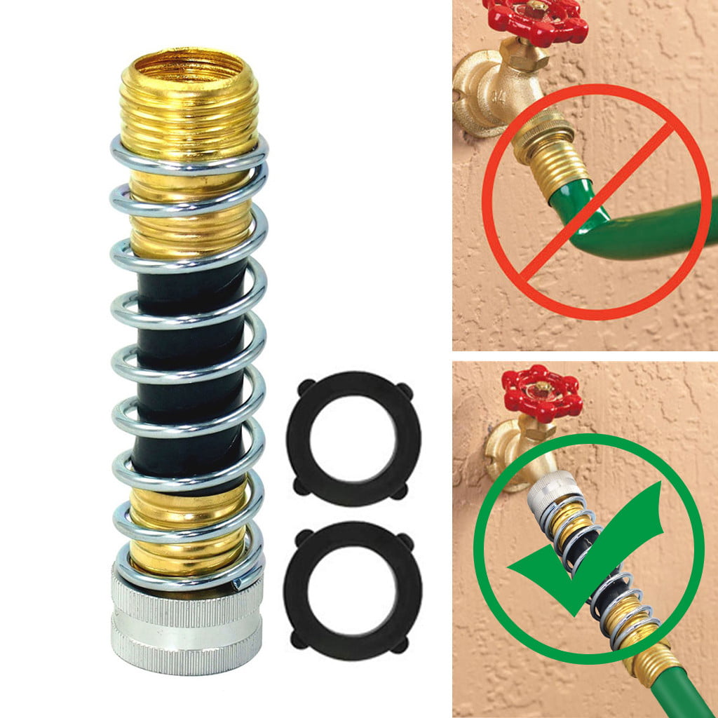 TOYFUNNY-Garden Water Kink-Free Hose Saver Anti-Bending Threaded Hose Adaptor 3/4 Inch