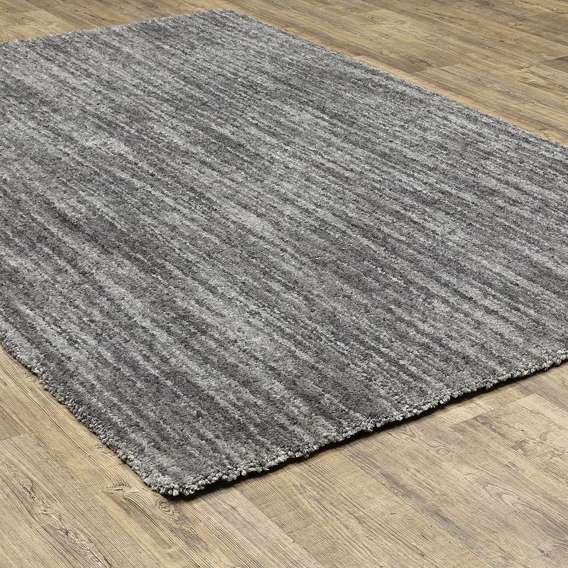 StyleHaven Ashtyn Distressed Solid Shag Area Rug