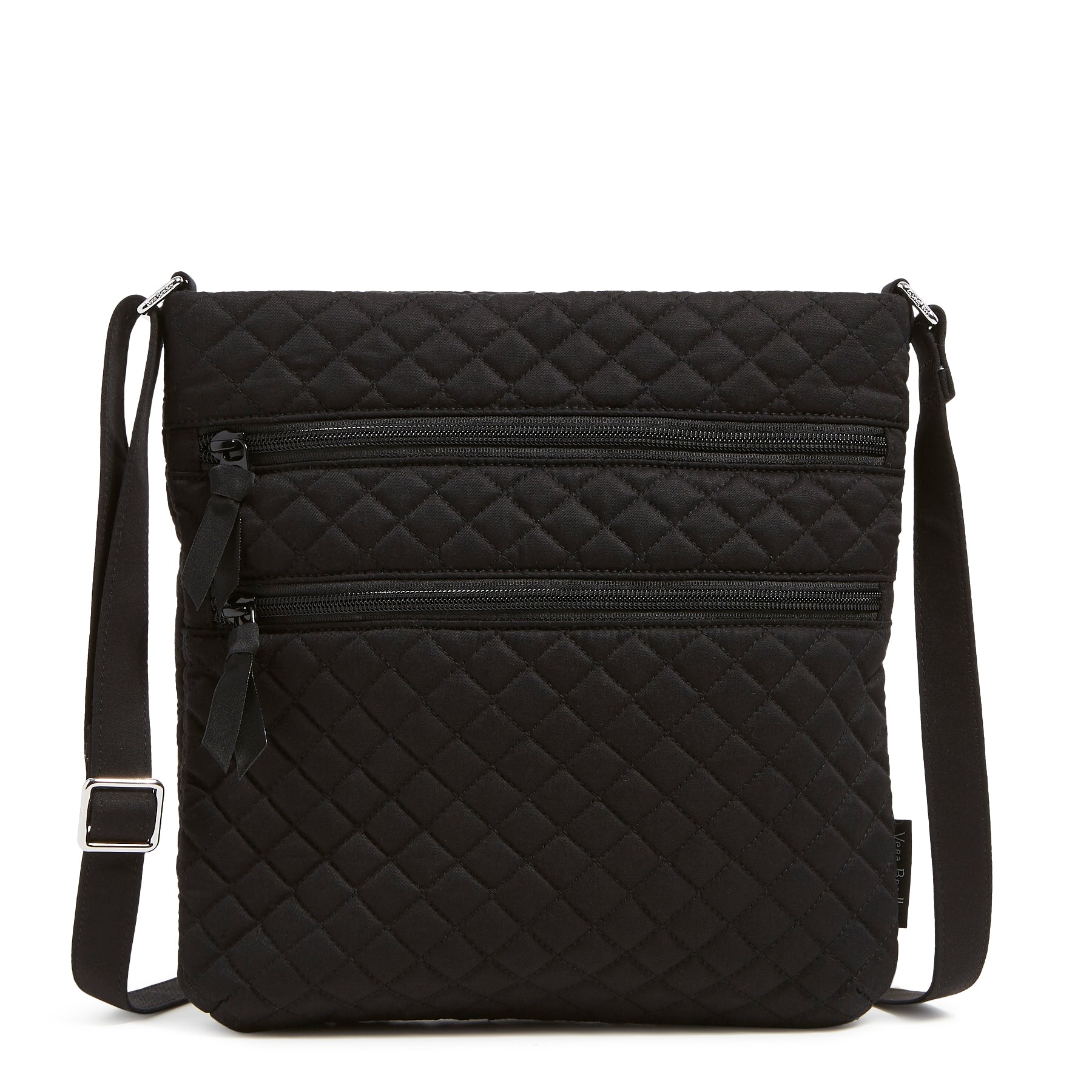 Triple Zip Hipster Crossbody Bag