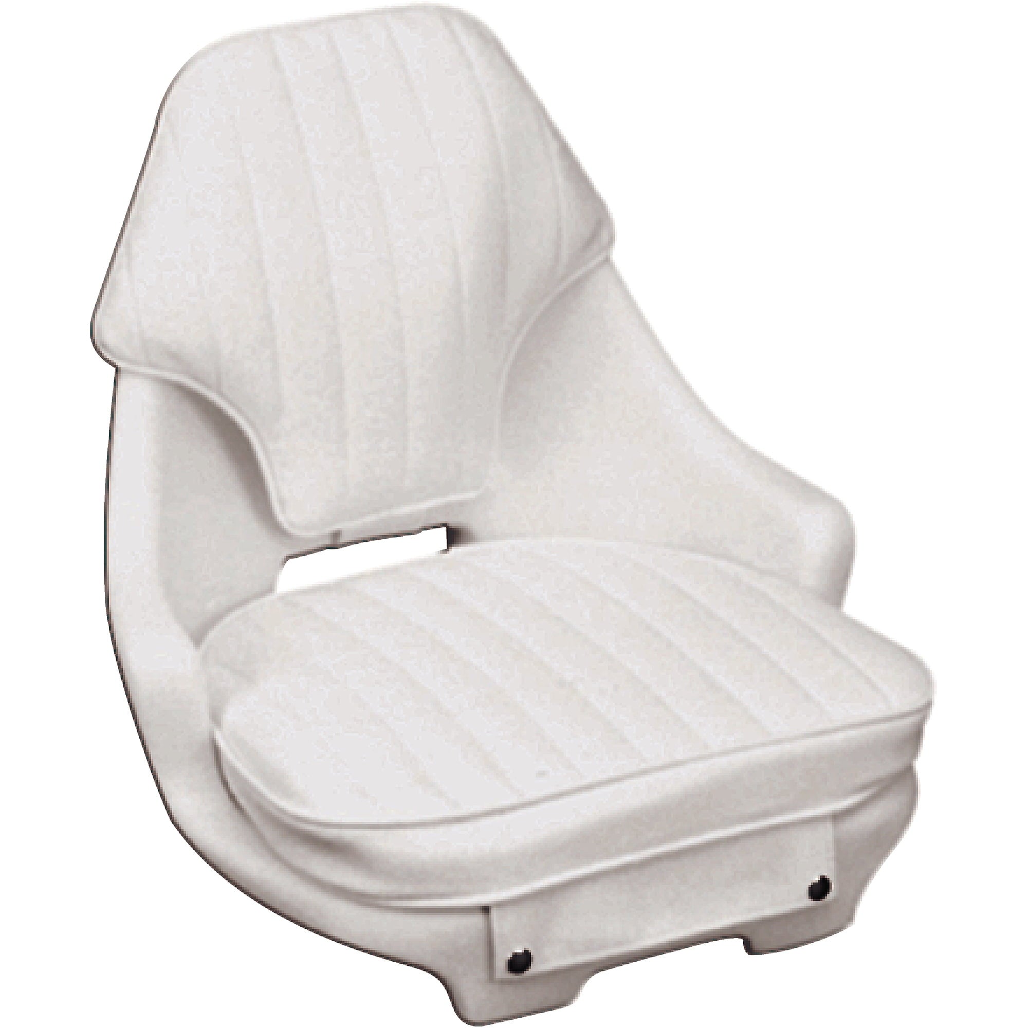 Moeller Narrow Standard Seat， Cushion Set and Mounting Plate， White