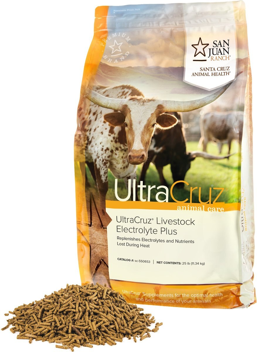 UltraCruz Electrolyte Plus Livestock Supplement， 5-lb bag