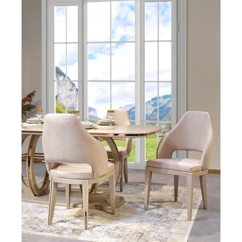 Curryt Modern Dining Room Table And 6 Dining Room Chairs Set