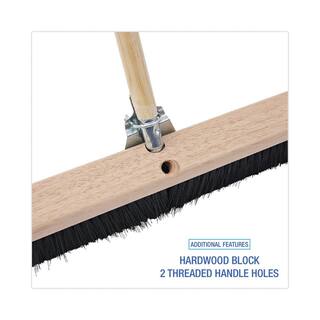 Boardwalk 36 in. Polypropylene Bristles Push Floor Brush Head BWK20636