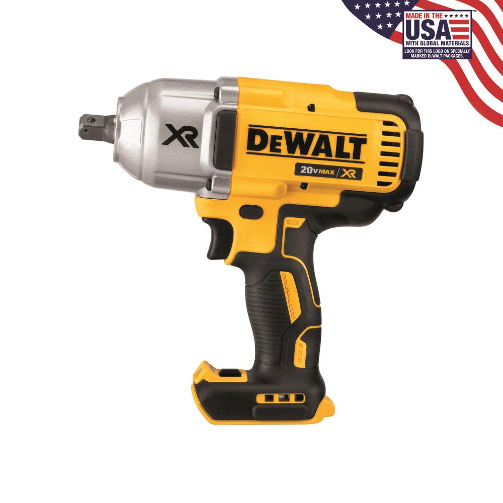 DEWALT 20V MAX XR 1/2" Impact Wrench with Detent Pin Anvil Bare Tool DCF899B from DEWALT