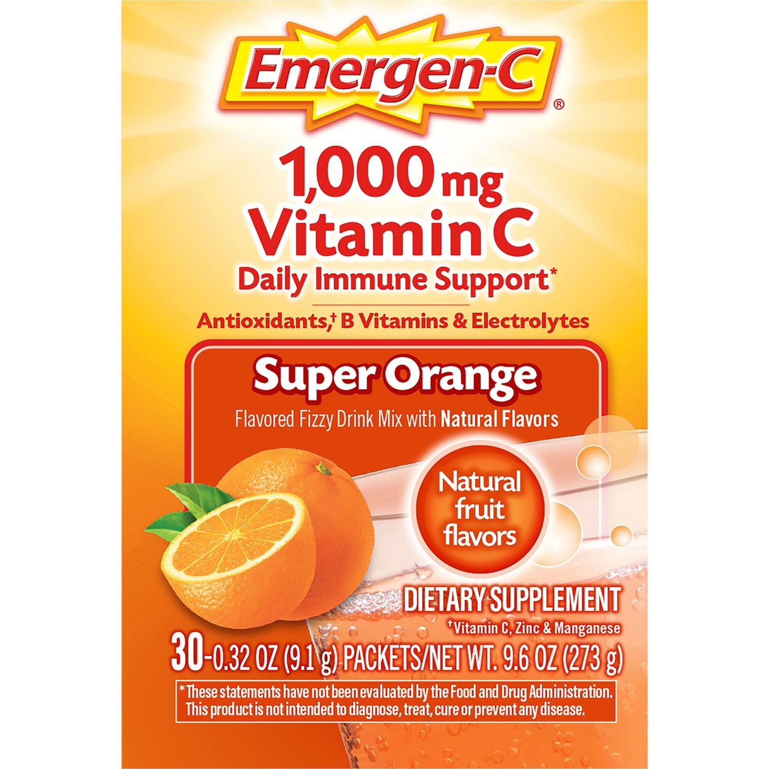 Super Orange Vitamin C Drink Mix by GlaxoSmithKline plc GKC30203