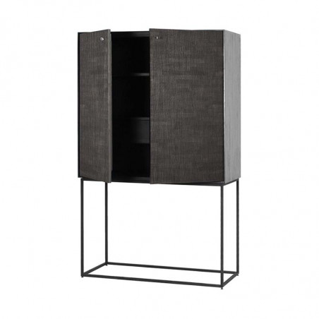 Armiore en teck noir vernis Grooves Ethnicraft - Mobilier intérieur - Mobilier - GRIIN