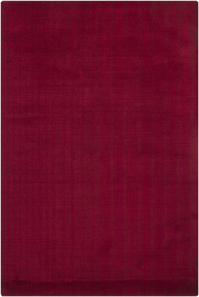 Ferno Collection Hand-Tufted Area Rug in Red