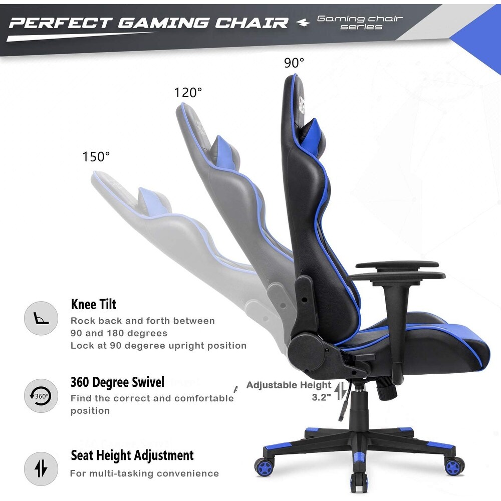 Furniwell Gaming Chair Computer Office Chair Ergonomic Desk Chair